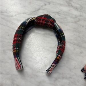 Lele Sadoughi NWOT Flannel Tartan Plaid Headband